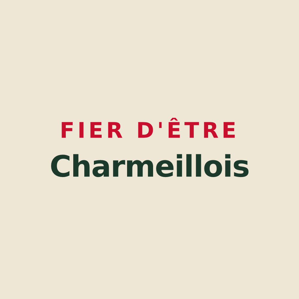 Tote bag « Fier d'être Charmeillois » — design pour Charmeil