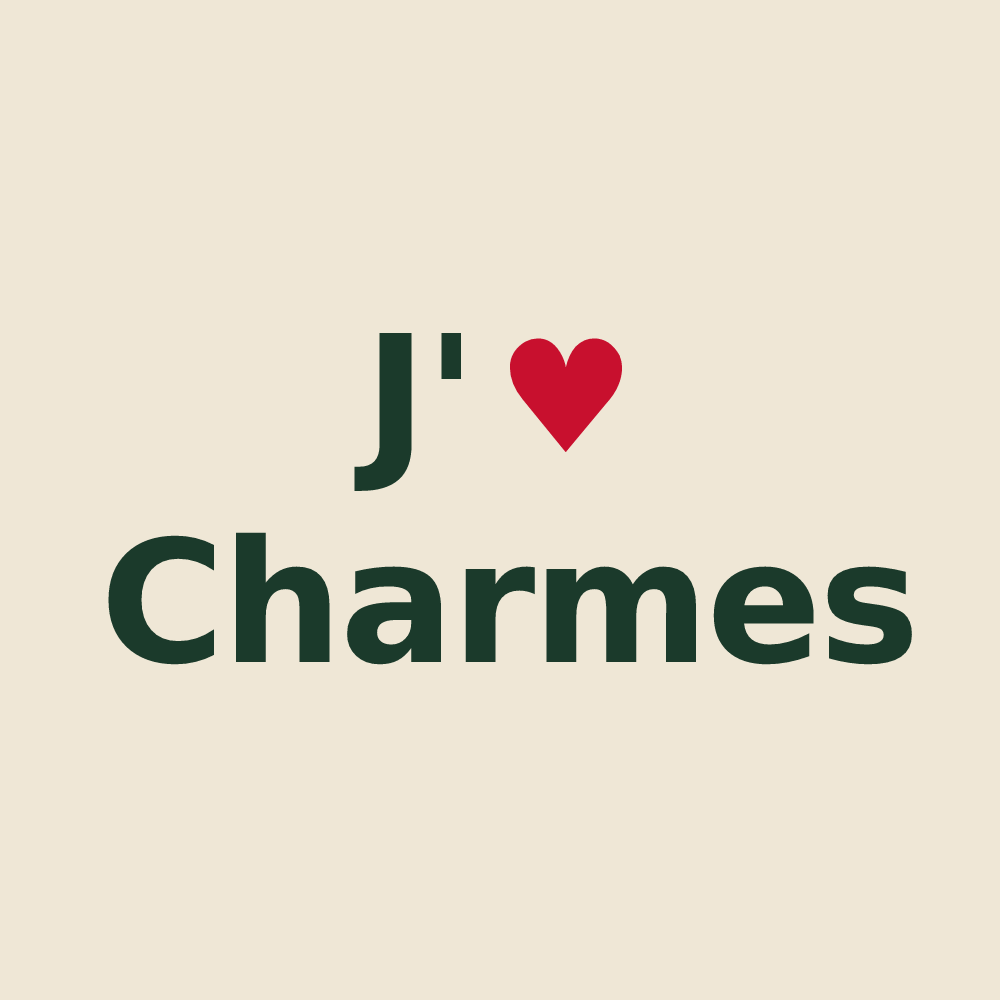 Tote bag personnalisé Charmes — design J'aime Charmes