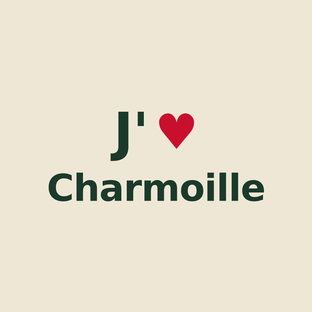Tote bag personnalisé Charmoille — design J'aime Charmoille