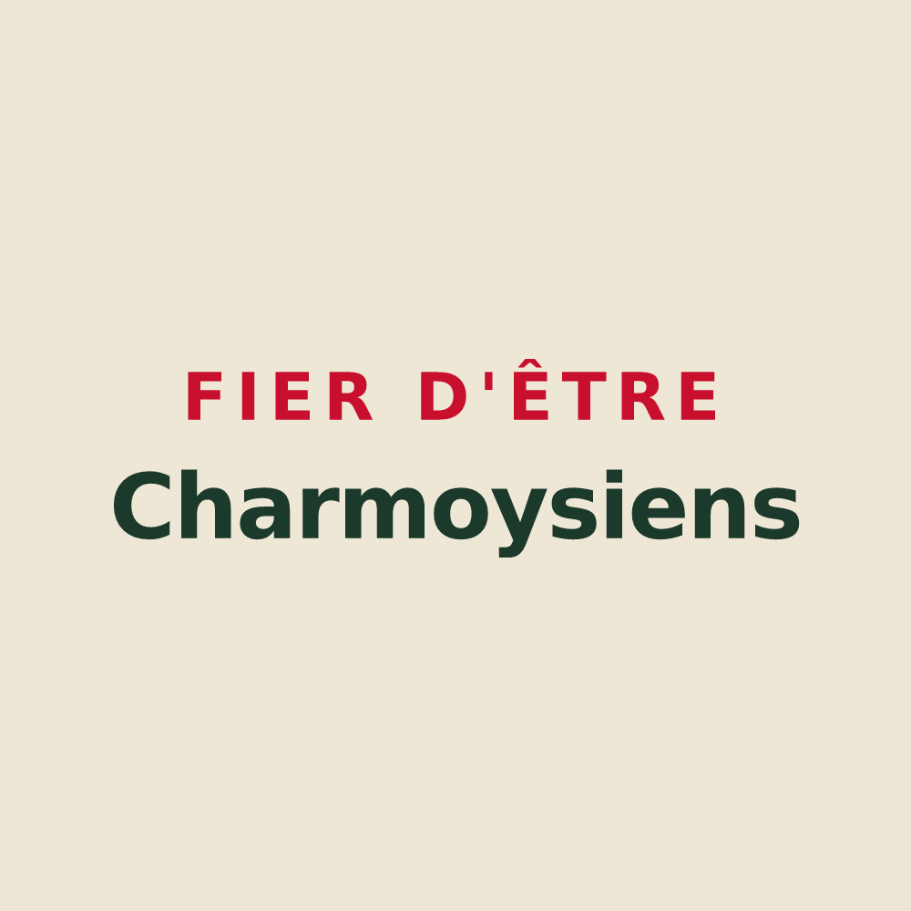 Tote bag « Fier d'être Charmoysiens » — design pour Charmoy