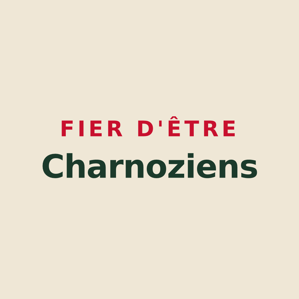 Tote bag « Fier d'être Charnoziens » — design pour Charnoz-sur-Ain