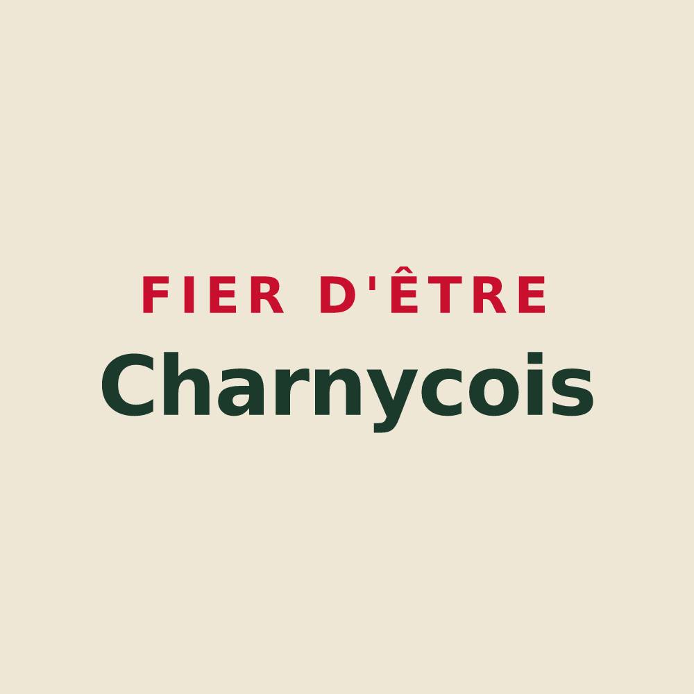 Tote bag « Fier d'être Charnycois » — design pour Charny-le-Bachot
