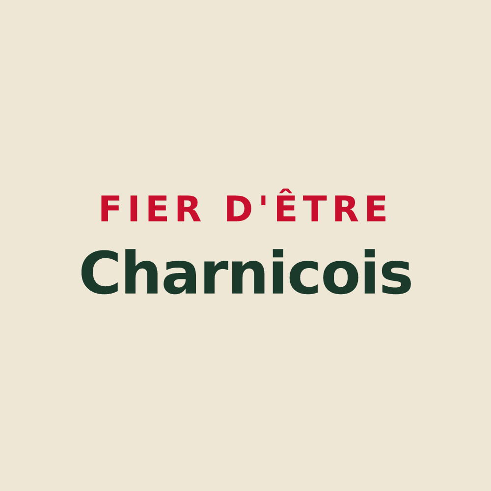 Tote bag « Fier d'être Charnicois » — design pour Charny