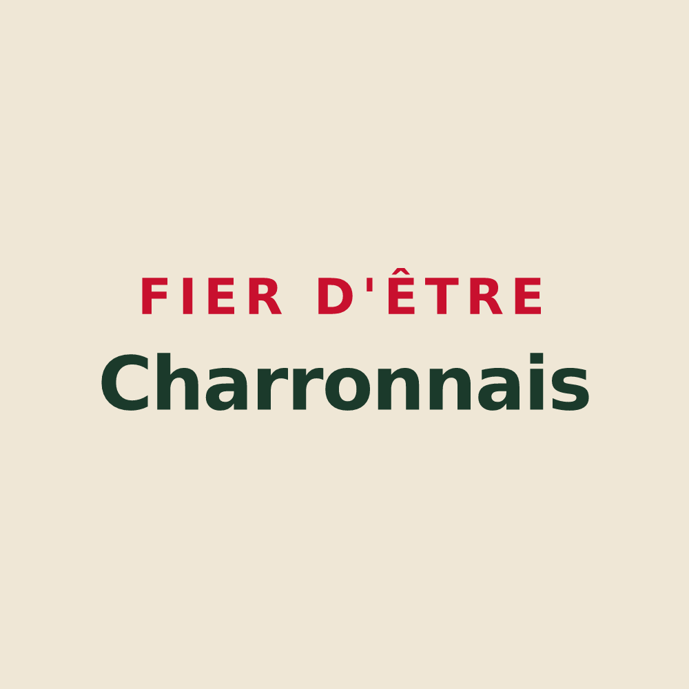 Tote bag « Fier d'être Charronnais » — design pour Charron