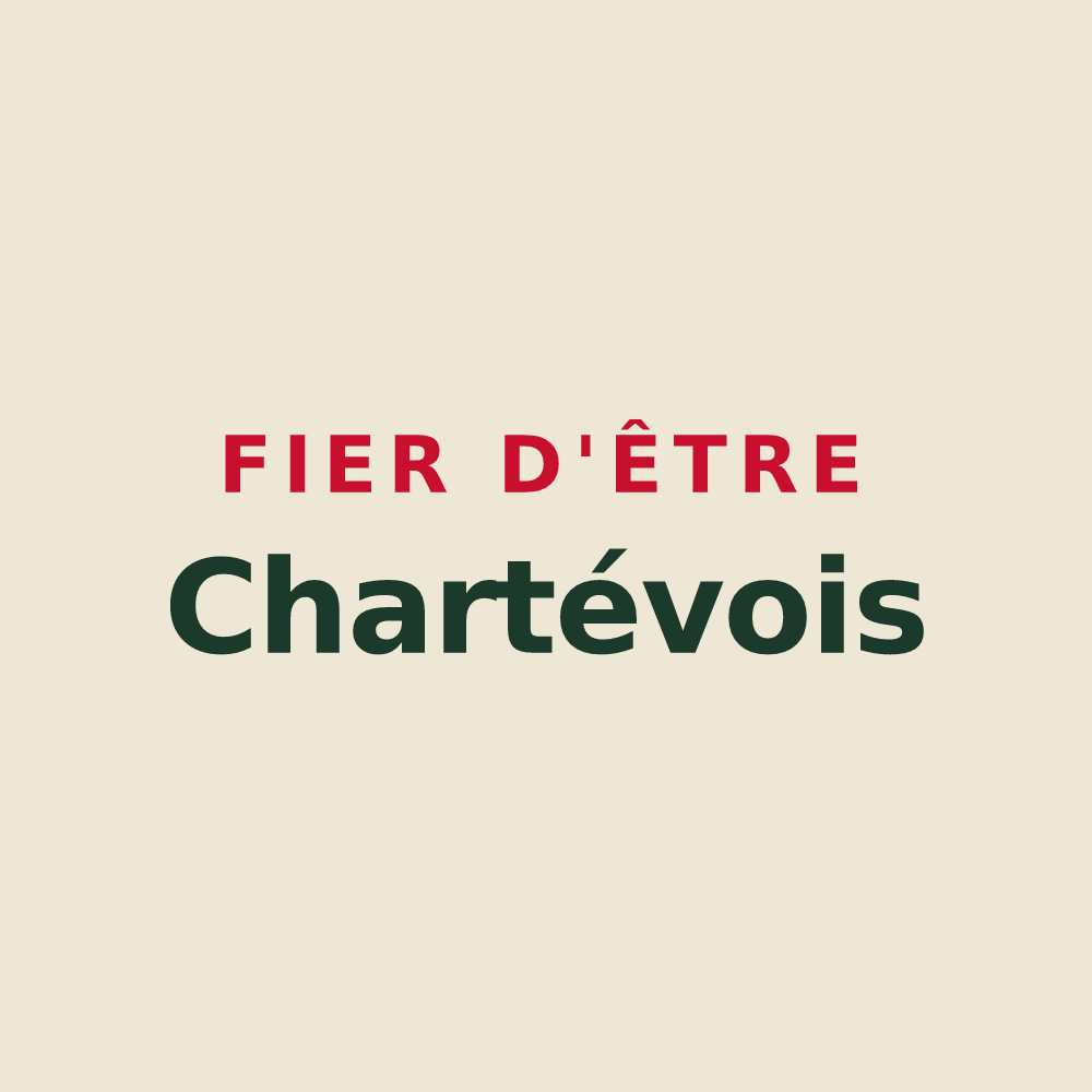 Tote bag « Fier d'être Chartévois » — design pour Chartèves
