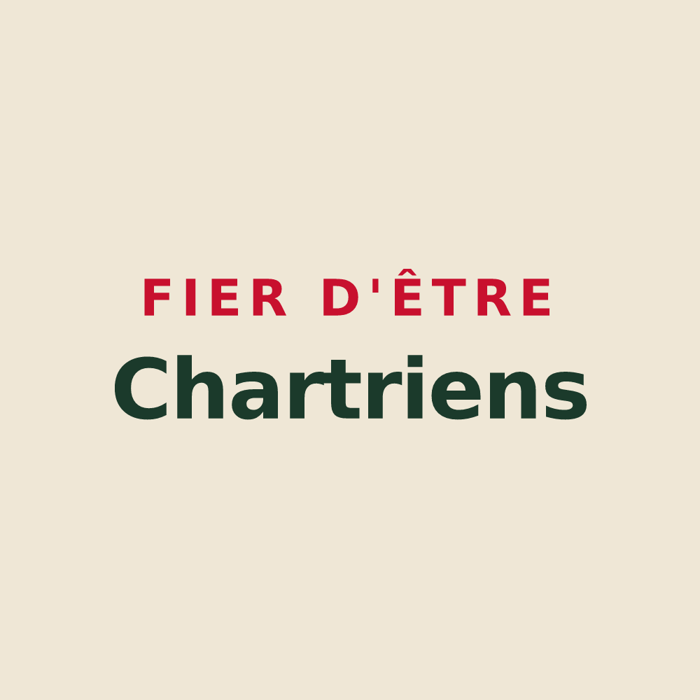 Tote bag « Fier d'être Chartriens » — design pour Chartrier-Ferrière