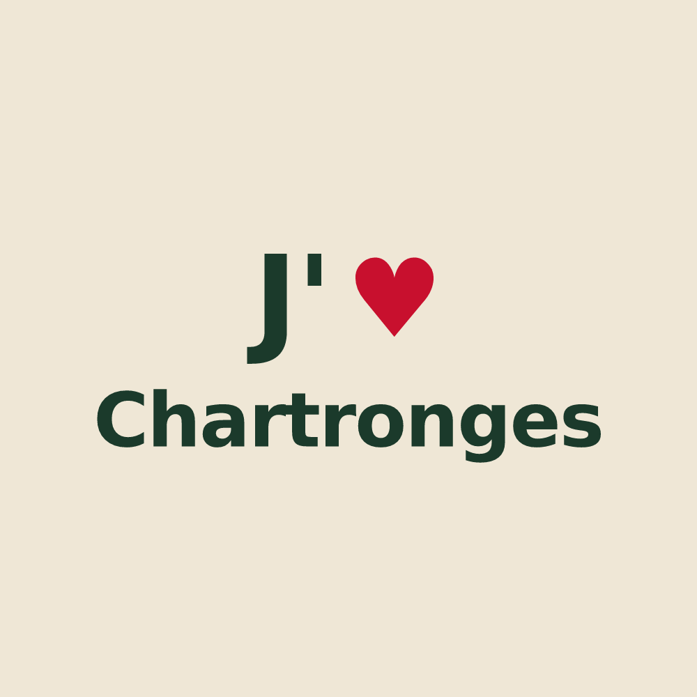 Tote bag personnalisé Chartronges — design J'aime Chartronges