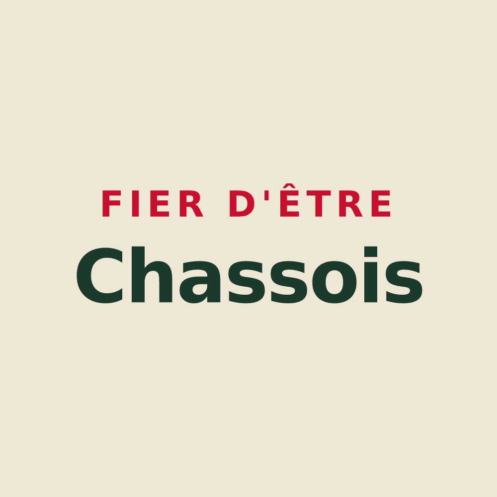 Tote bag « Fier d'être Chassois » — design pour Chas