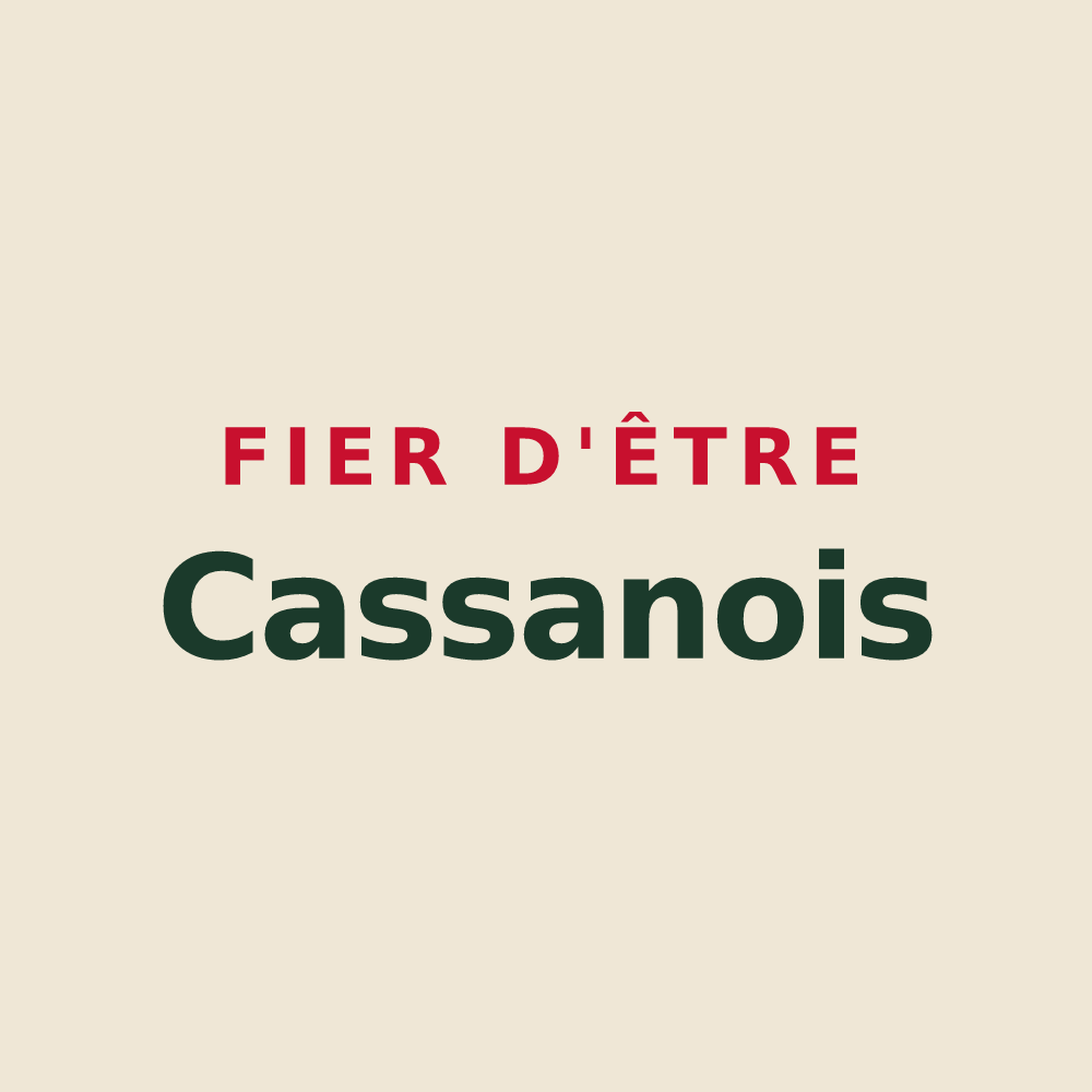Tote bag « Fier d'être Cassanois » — design pour Chassaignes