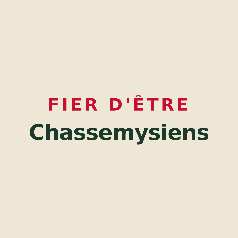 Tote bag « Fier d'être Chassemysiens » — design pour Chassemy