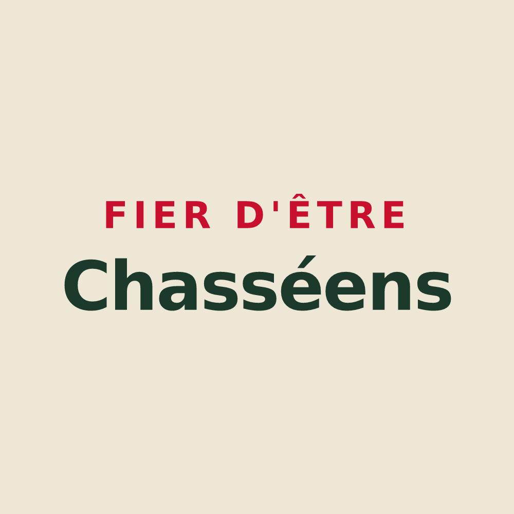 Tote bag « Fier d'être Chasséens » — design pour Chassey-lès-Montbozon