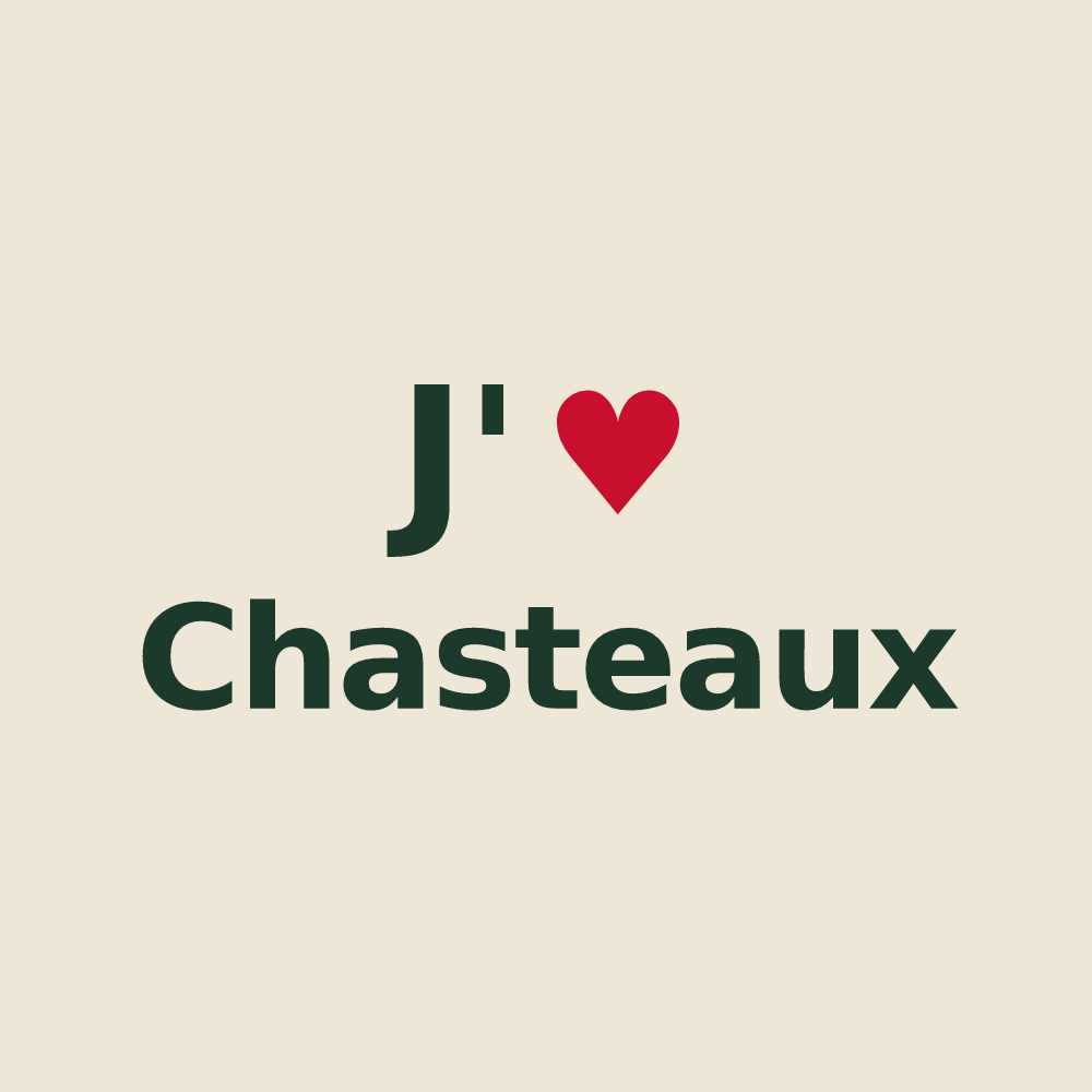 Tote bag personnalisé Chasteaux — design J'aime Chasteaux
