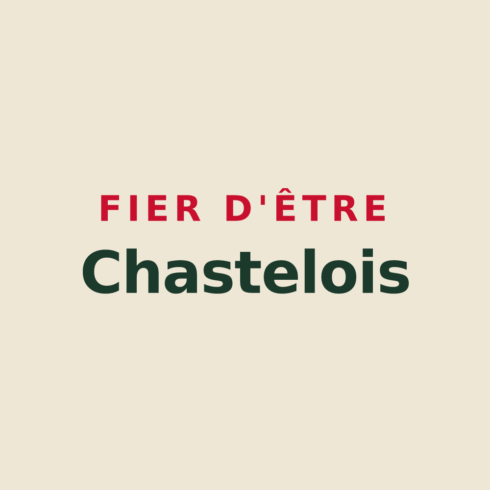 Tote bag « Fier d'être Chastelois » — design pour Chastel-Arnaud