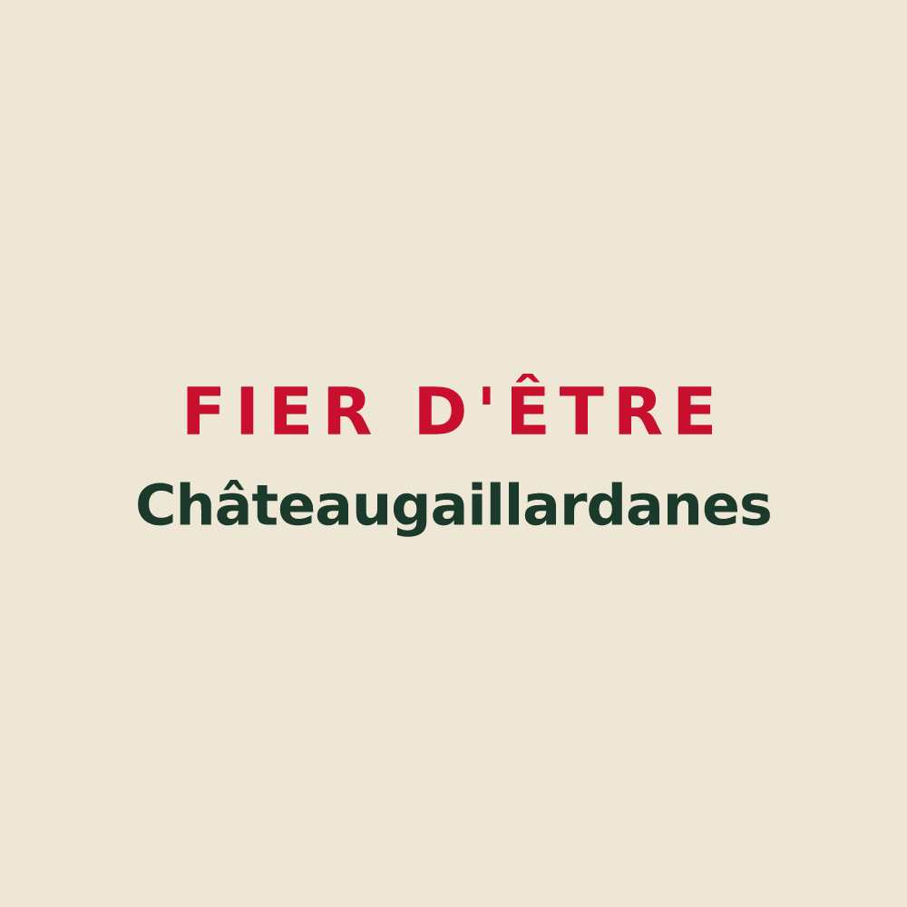 Tote bag « Fier d'être Châteaugaillardanes » — design pour Château-Gaillard