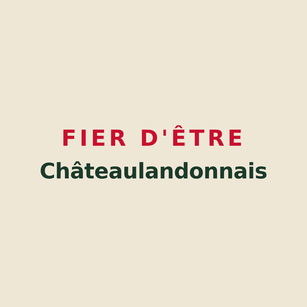 Tote bag « Fier d'être Châteaulandonnais » — design pour Château-Landon