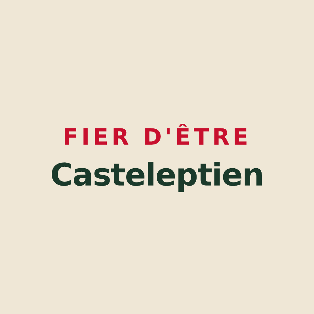Tote bag « Fier d'être Casteleptien » — design pour Château-sur-Epte