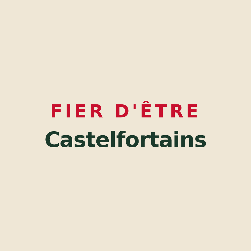Tote bag « Fier d'être Castelfortains » — design pour Châteaufort