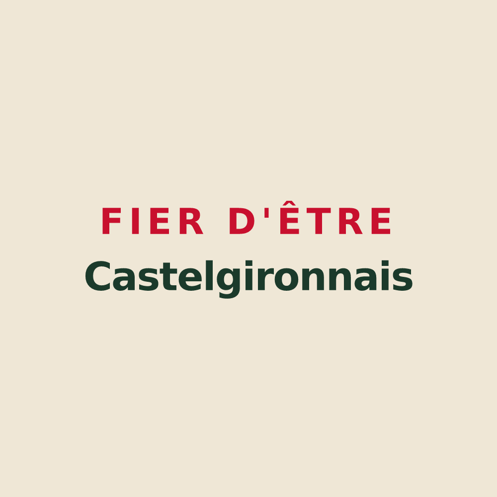 Tote bag « Fier d'être Castelgironnais » — design pour Châteaugiron