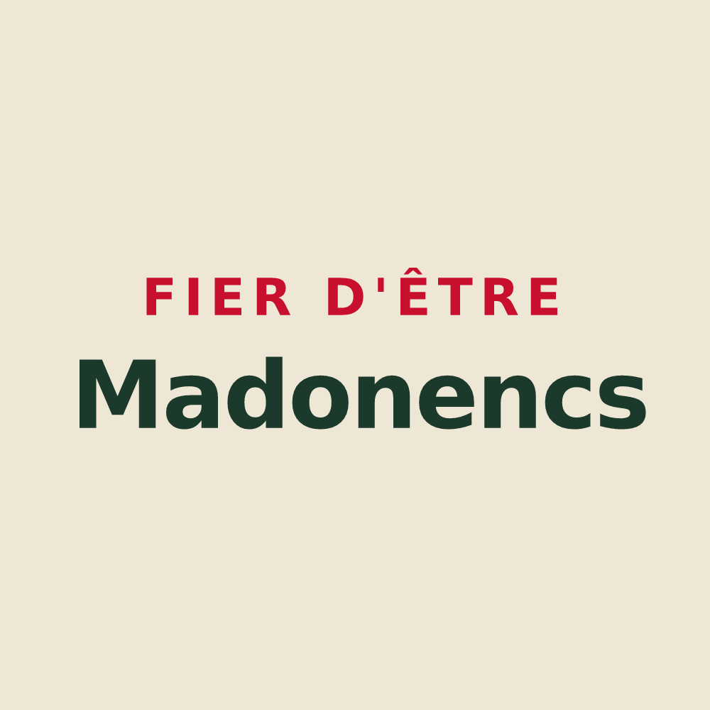 Tote bag « Fier d'être Madonencs » — design pour Châteauneuf-Villevieille
