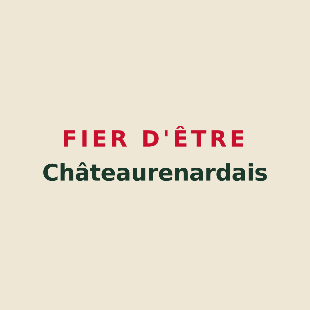 Tote bag « Fier d'être Châteaurenardais » — design pour Châteaurenard