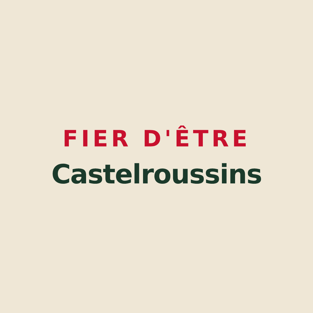 Tote bag « Fier d'être Castelroussins » — design pour Châteauroux