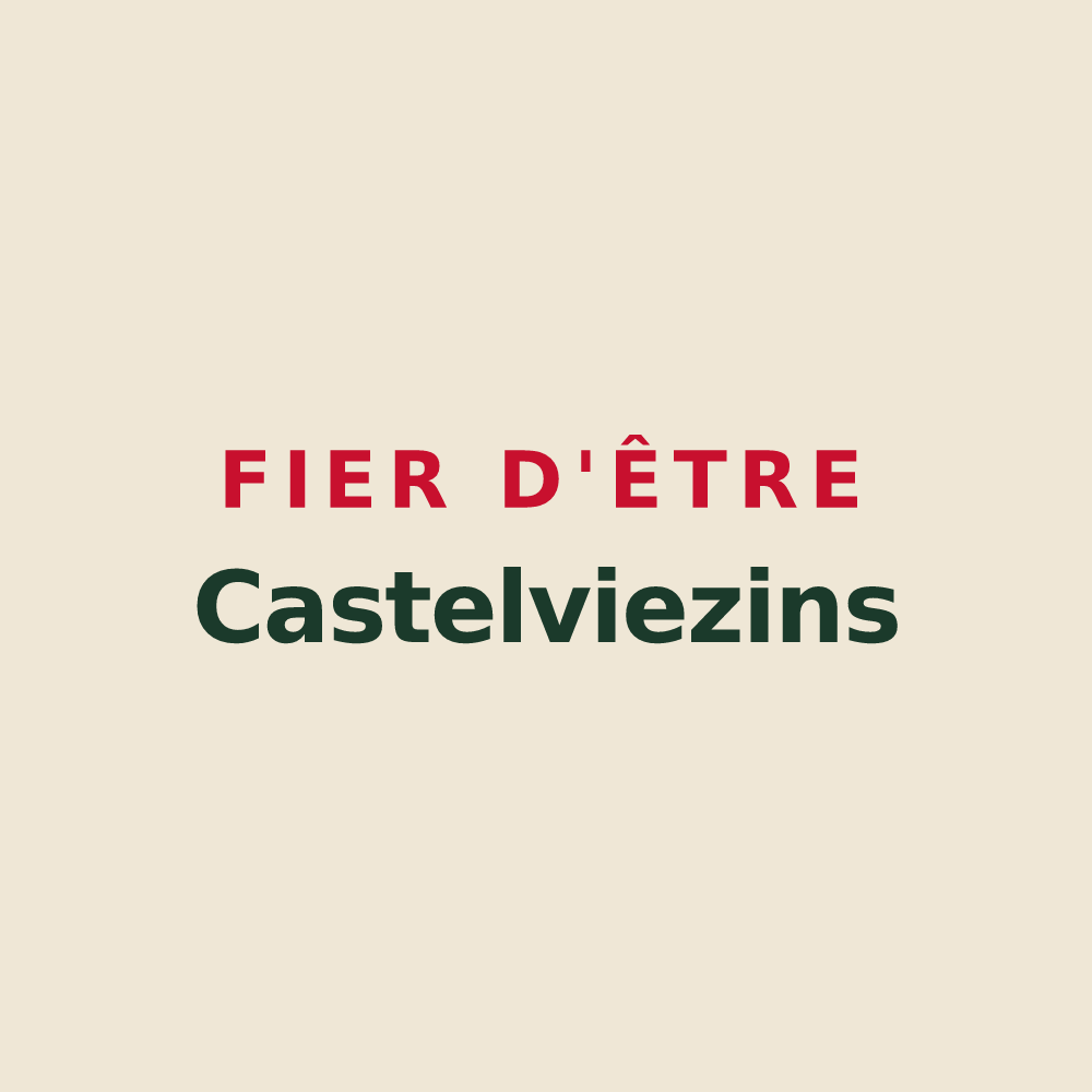 Tote bag « Fier d'être Castelviezins » — design pour Châteauvieux