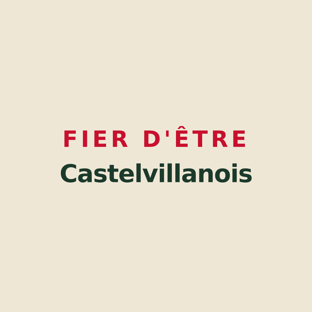 Tote bag « Fier d'être Castelvillanois » — design pour Châteauvillain