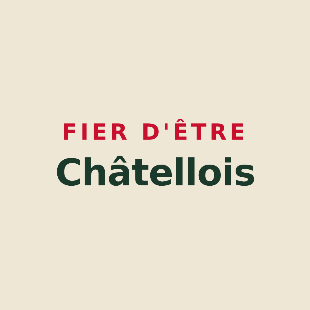 Tote bag « Fier d'être Châtellois » — design pour Châtel-sur-Moselle