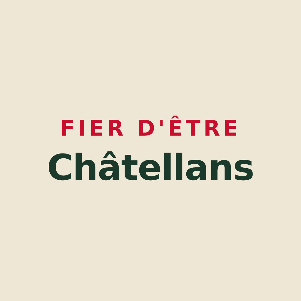 Tote bag « Fier d'être Châtellans » — design pour Châtel