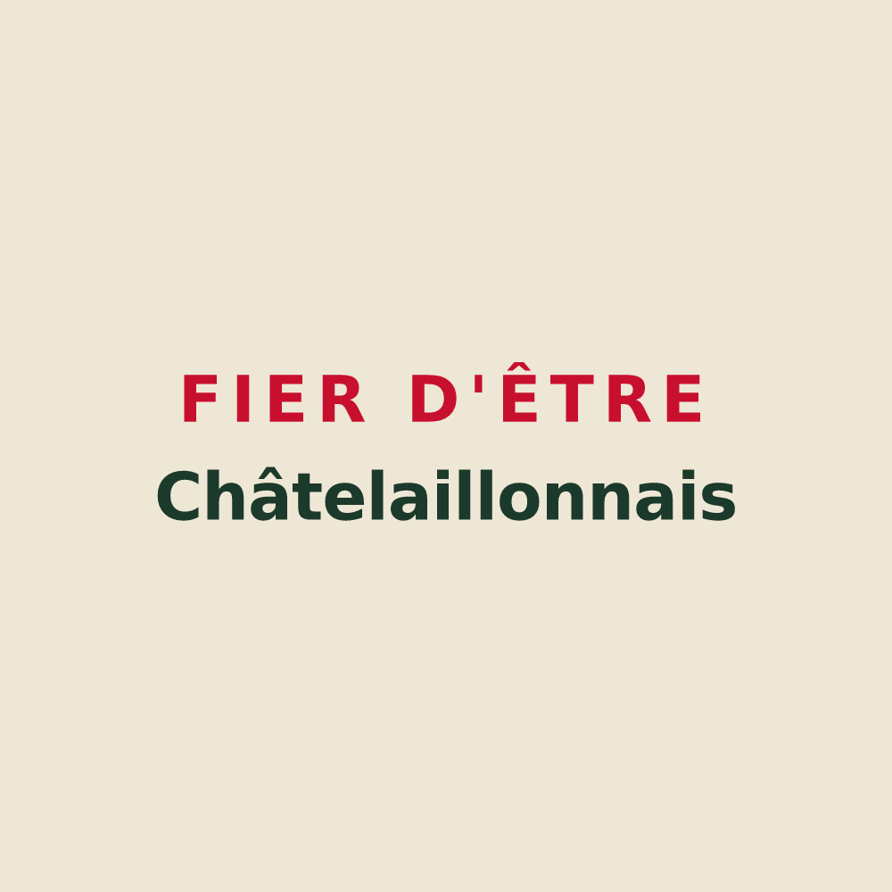 Tote bag « Fier d'être Châtelaillonnais » — design pour Châtelaillon-Plage