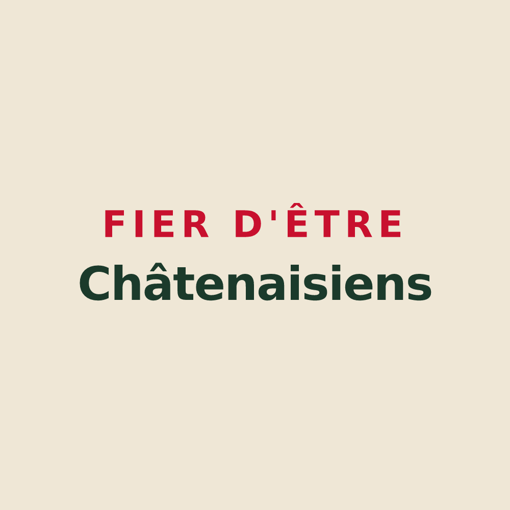 Tote bag « Fier d'être Châtenaisiens » — design pour Châtenay-Malabry