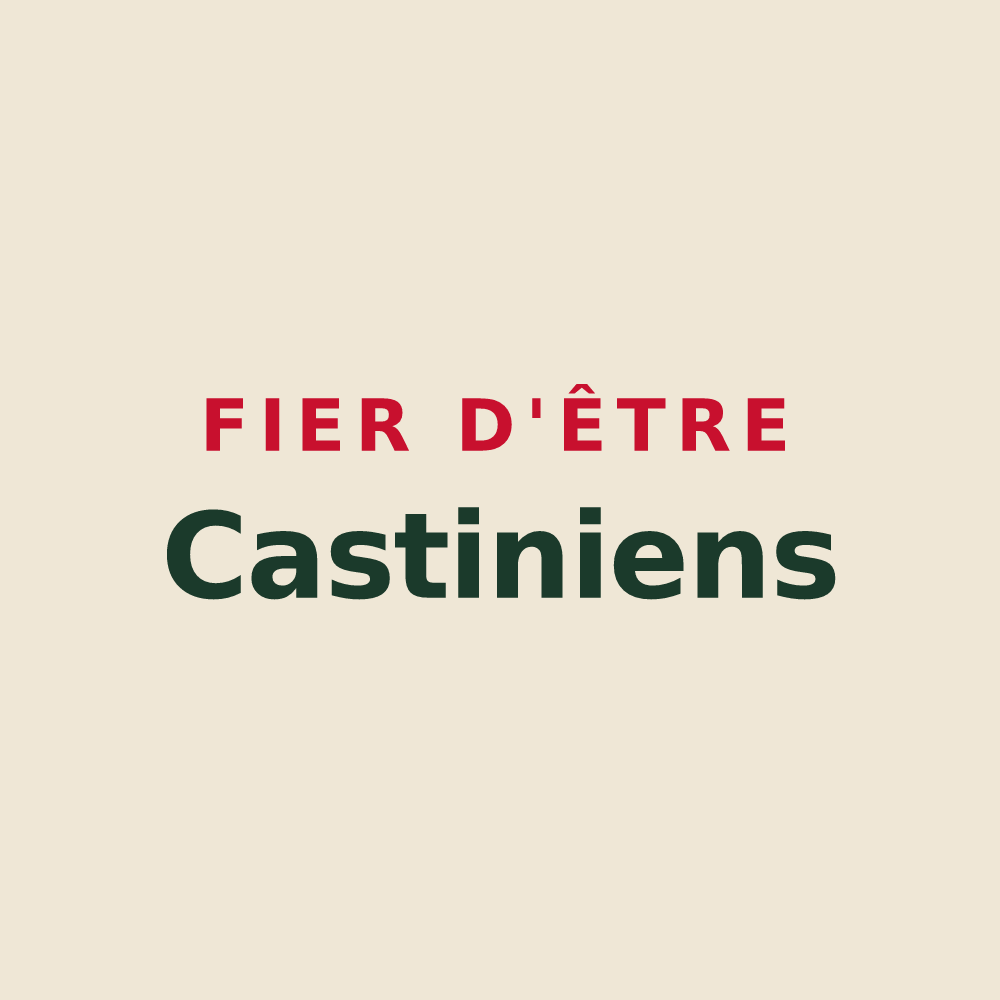 Tote bag « Fier d'être Castiniens » — design pour Châtenois