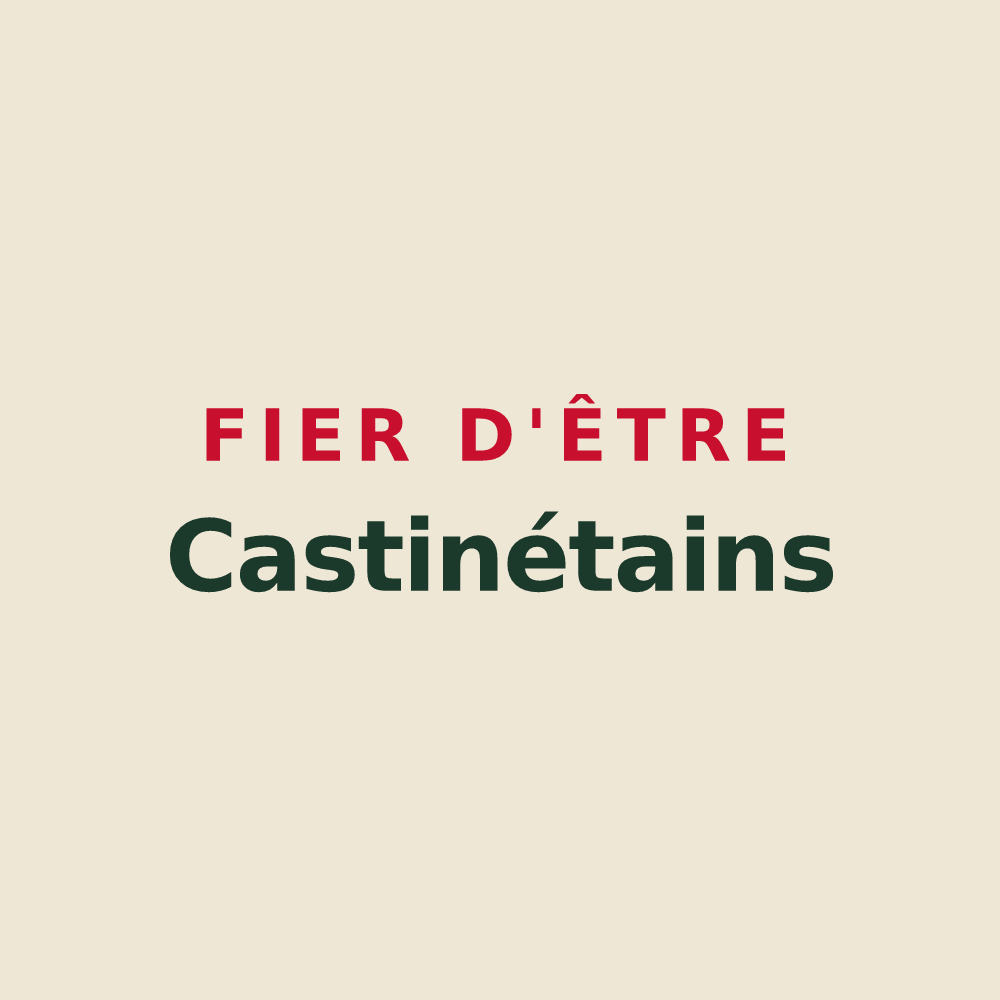 Tote bag « Fier d'être Castinétains » — design pour Châtenois