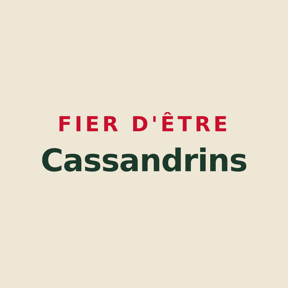 Tote bag « Fier d'être Cassandrins » — design pour Châtillon-sur-Cluses