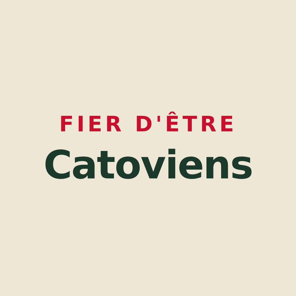 Tote bag « Fier d'être Catoviens » — design pour Chatou