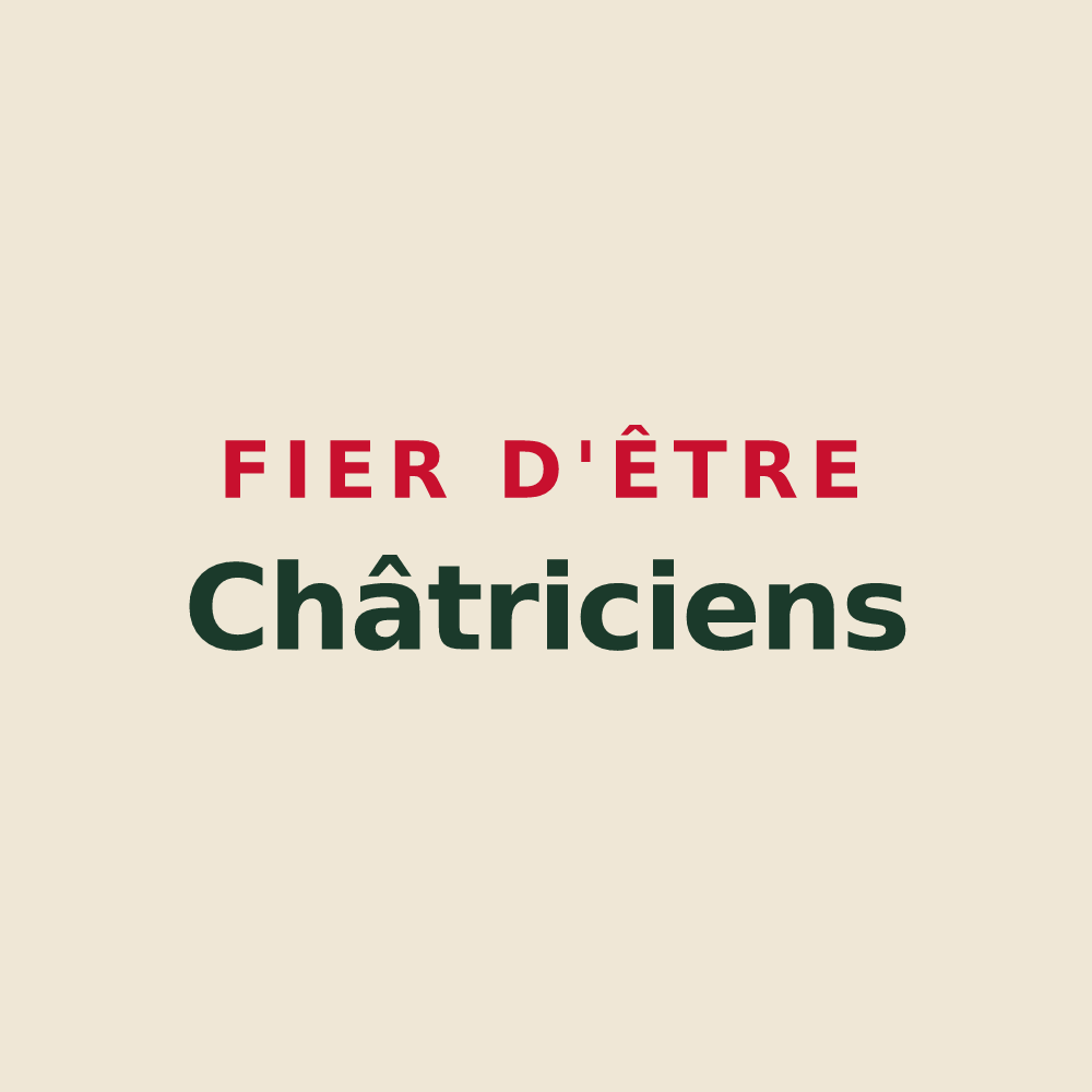 Tote bag « Fier d'être Châtriciens » — design pour Châtrices