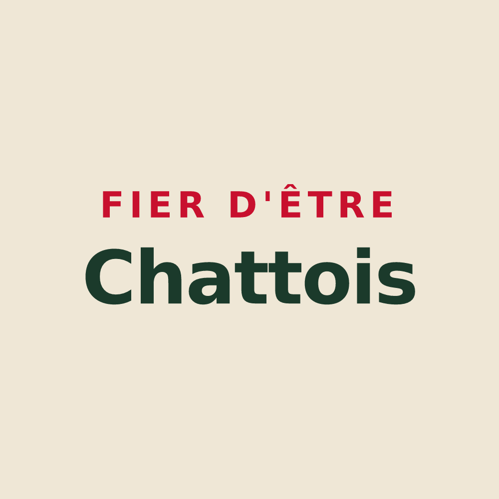 Tote bag « Fier d'être Chattois » — design pour Chatte
