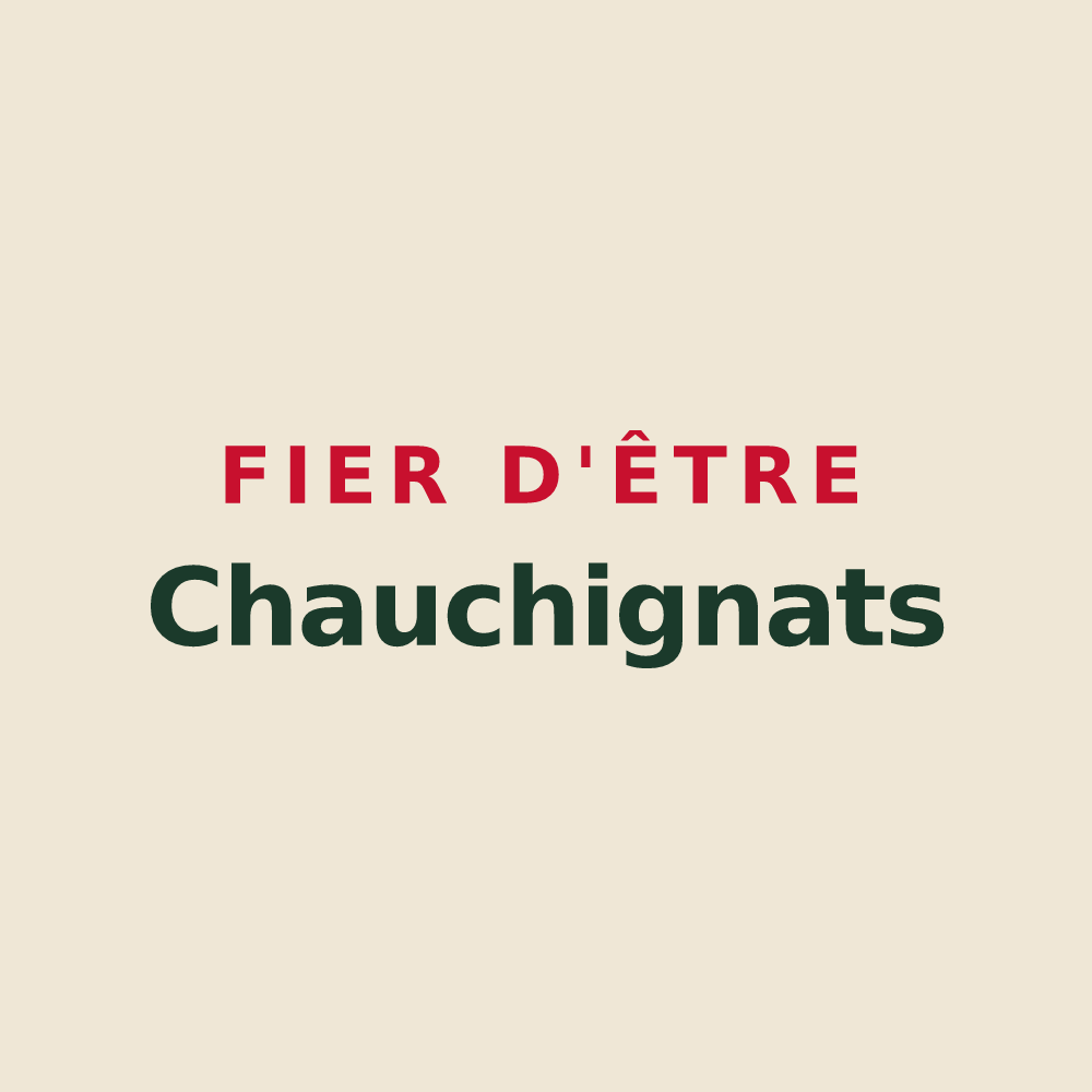 Tote bag « Fier d'être Chauchignats » — design pour Chauchigny
