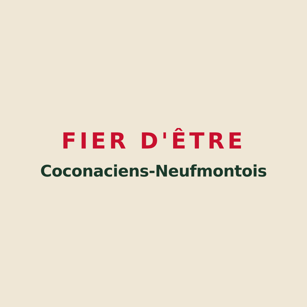 Tote bag « Fier d'être Coconaciens-Neufmontois » — design pour Chauconin-Neufmontiers