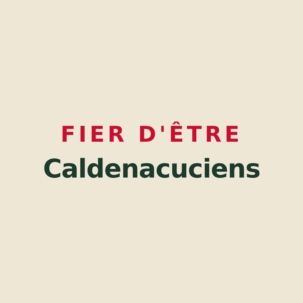 Tote bag « Fier d'être Caldenacuciens » — design pour Chaudenay