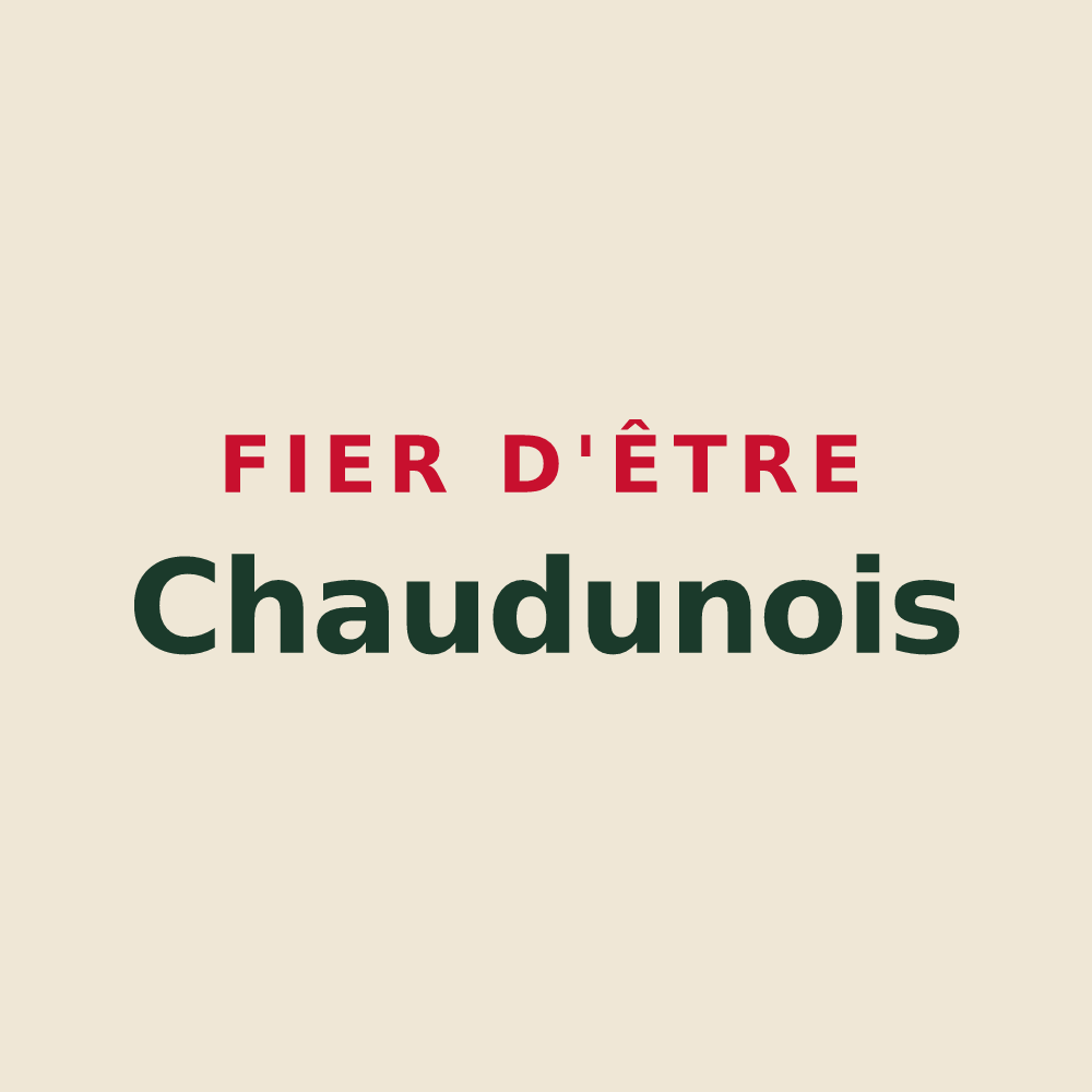 Tote bag « Fier d'être Chaudunois » — design pour Chaudun