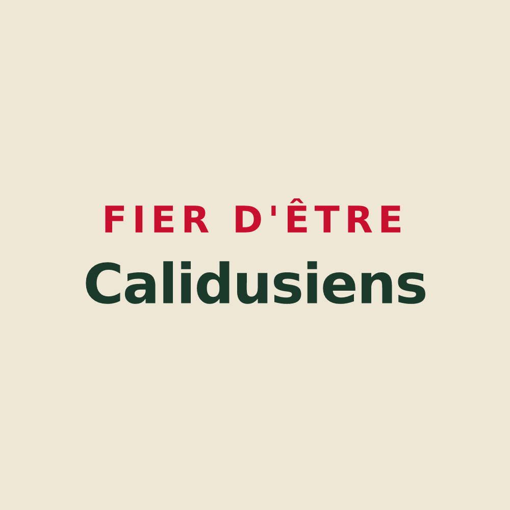 Tote bag « Fier d'être Calidusiens » — design pour Chauffour-lès-Étréchy