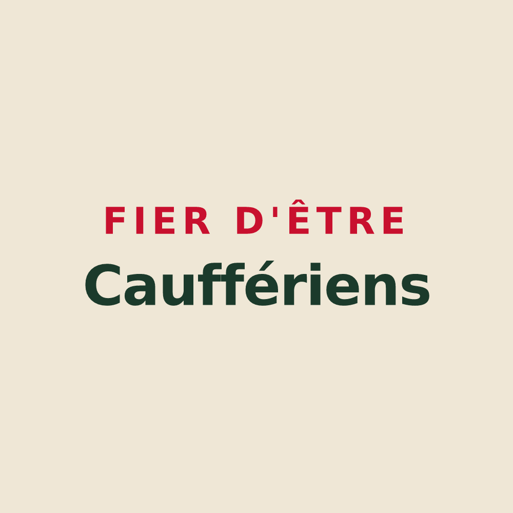 Tote bag « Fier d'être Cauffériens » — design pour Chauffry