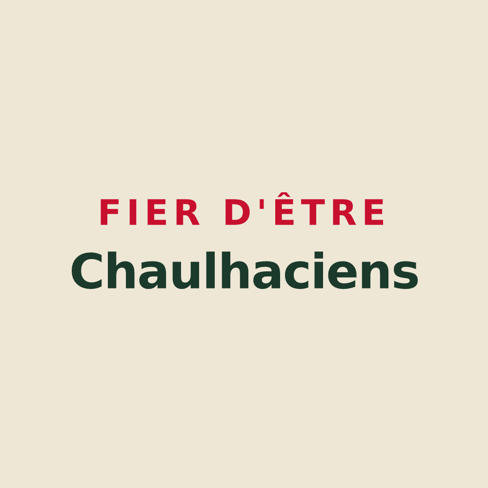 Tote bag « Fier d'être Chaulhaciens » — design pour Chaulhac