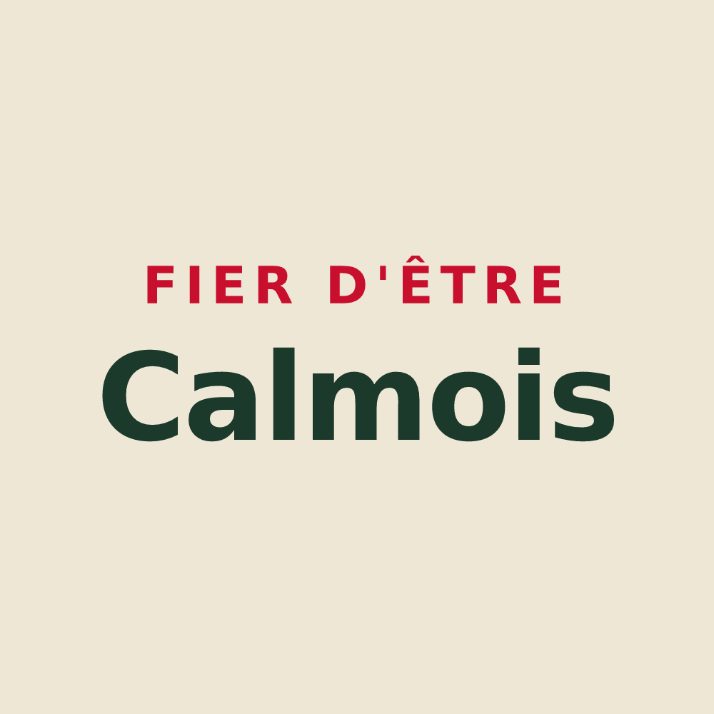 Tote bag « Fier d'être Calmois » — design pour Chaume-lès-Baigneux