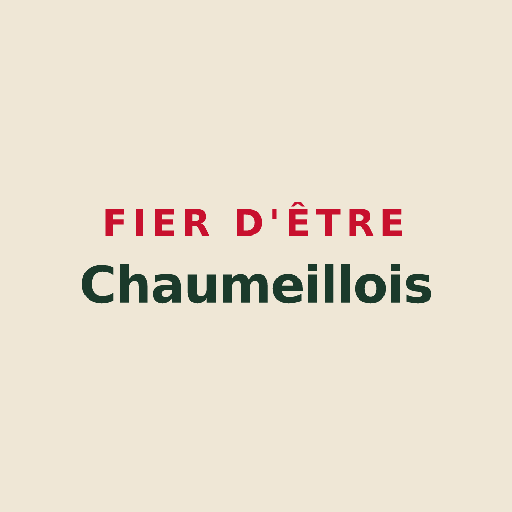 Tote bag « Fier d'être Chaumeillois » — design pour Chaumeil