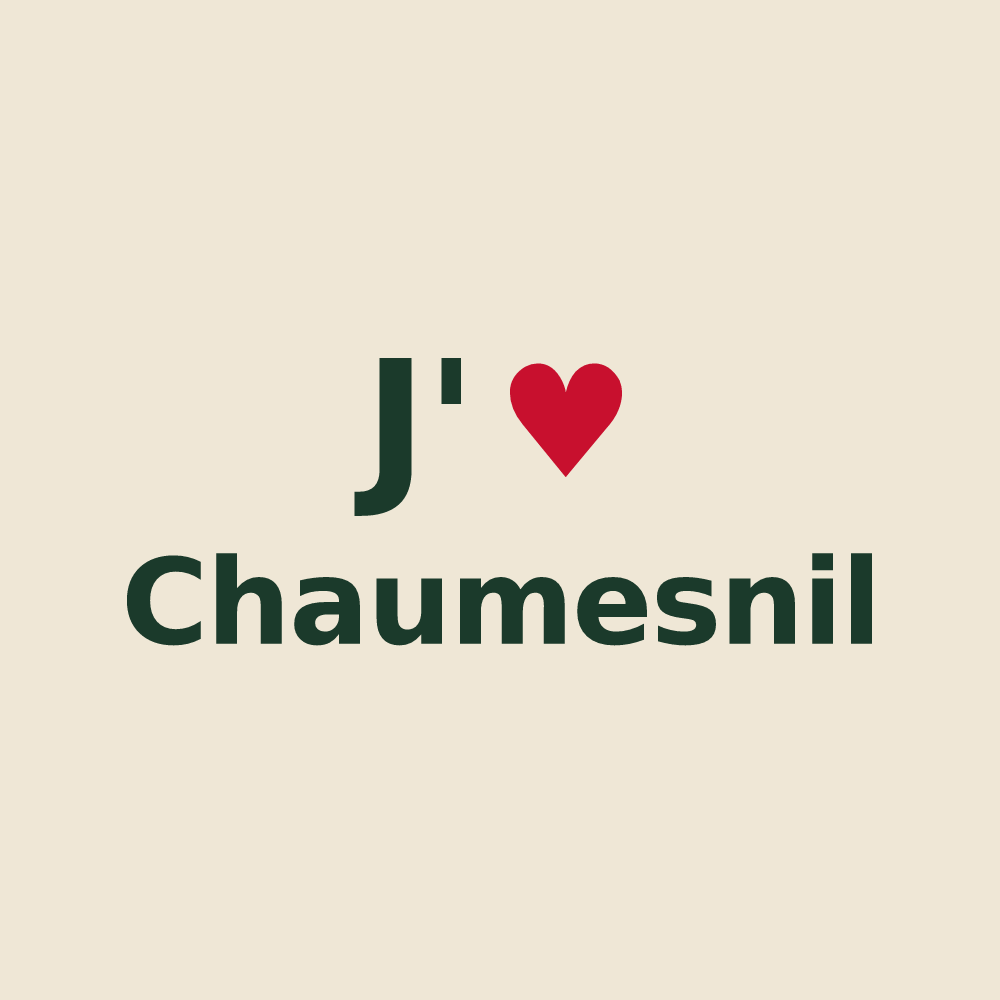 Tote bag personnalisé Chaumesnil — design J'aime Chaumesnil
