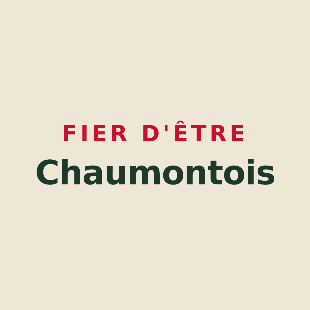 Tote bag « Fier d'être Chaumontois » — design pour Chaumont-devant-Damvillers