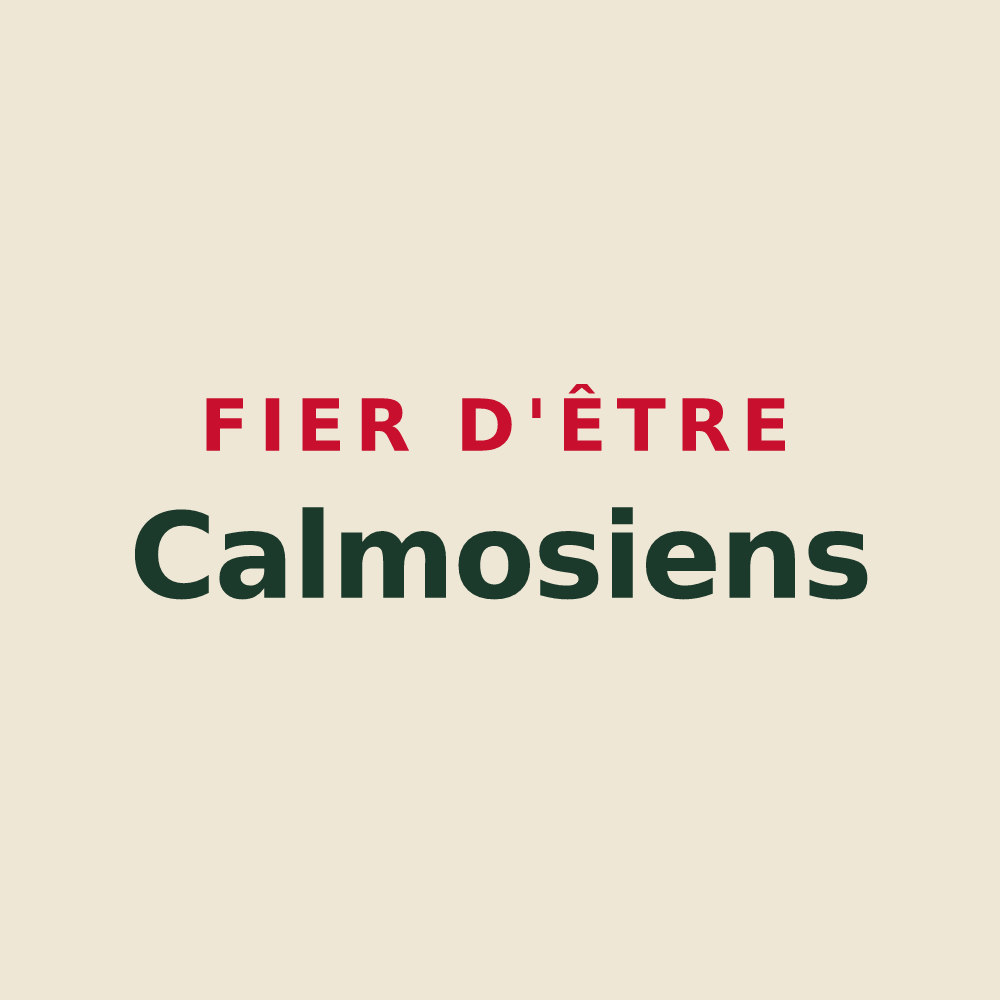 Tote bag « Fier d'être Calmosiens » — design pour Chaumousey