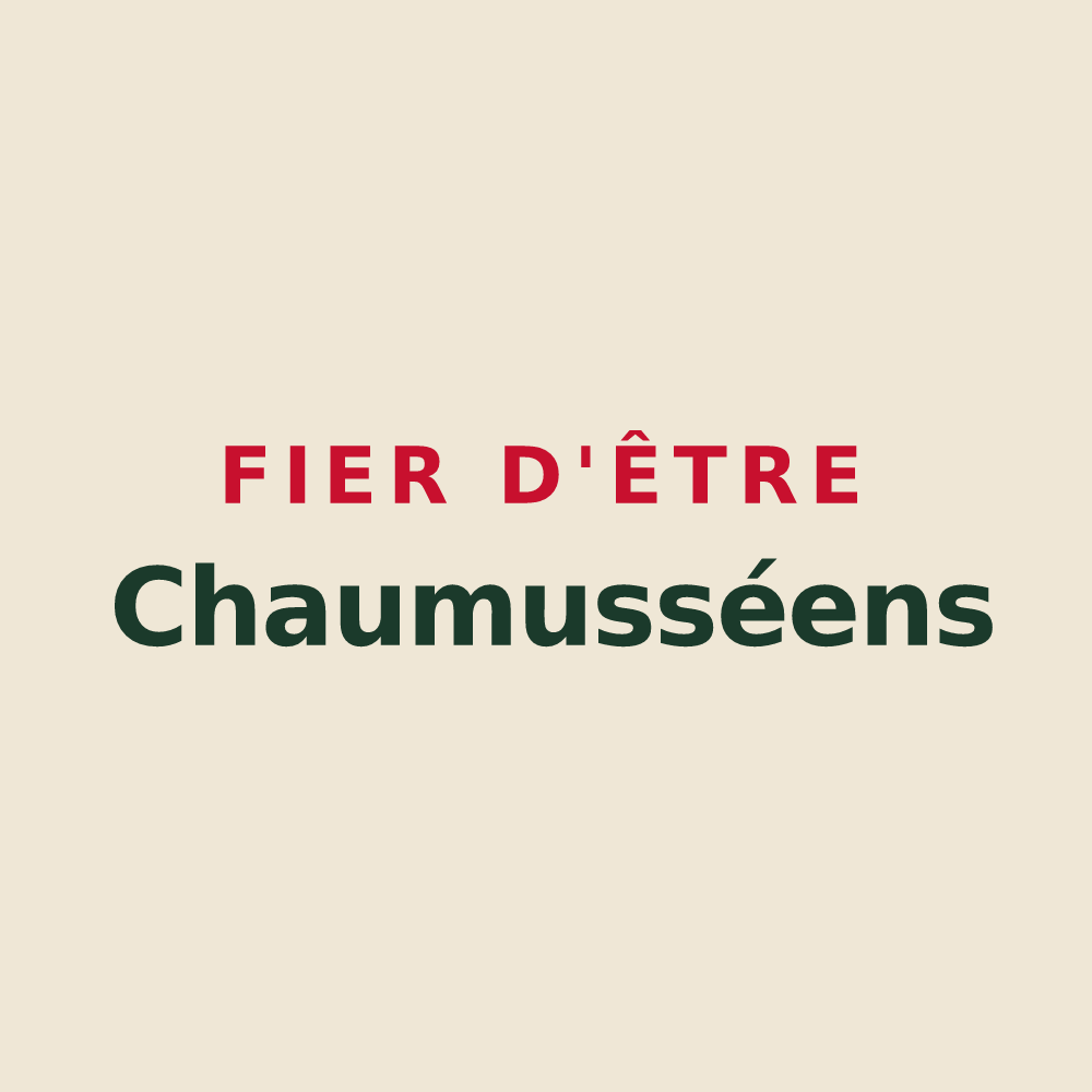 Tote bag « Fier d'être Chaumusséens » — design pour Chaumussay